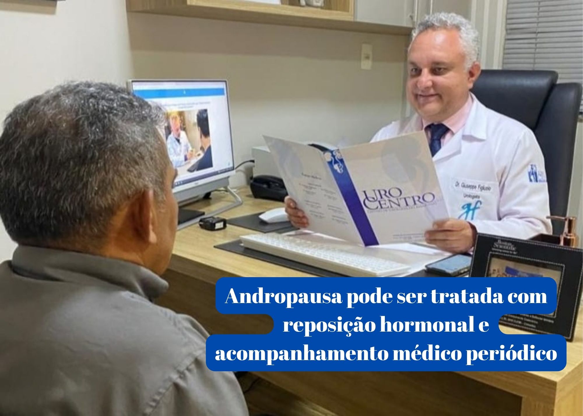 Andropausa pode ser tratada com reposição hormonal e acompanhamento médico periódico